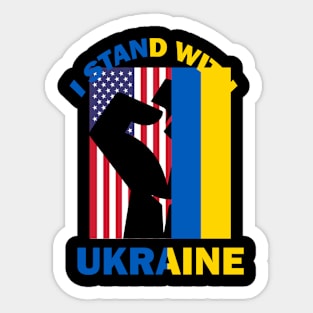 I Stand With Ukraine Sticker